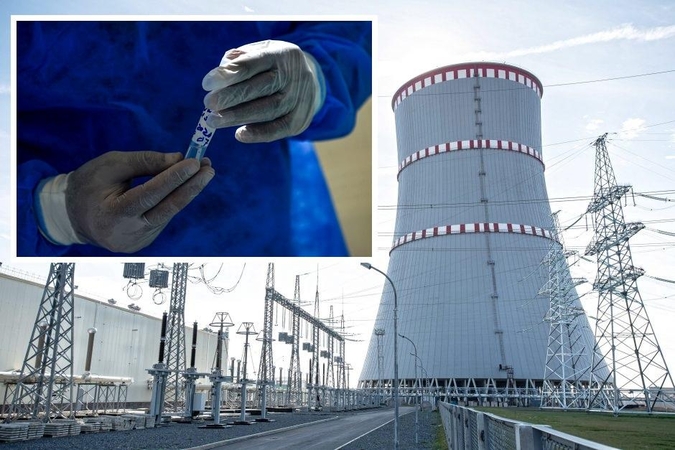 Koronavirusas nustatytas penkiolikai į Astravo AE atvykusių Rusijos piliečių