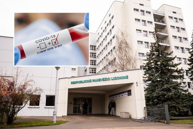 Žinios iš Panevėžio: vieno koronavirusu užsikrėtusio ligonio būklė – sunki