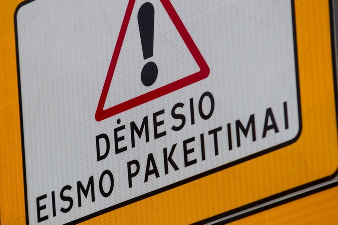 Atkreipkite dėmesį: Vilniaus gatvėse – eismo ribojimai