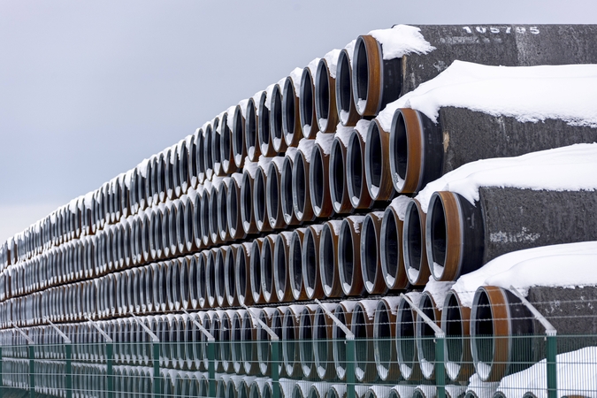 A. Blinkenas perspėjo Vokietijos URM vadovą dėl JAV sankcijų „Nord Stream 2“