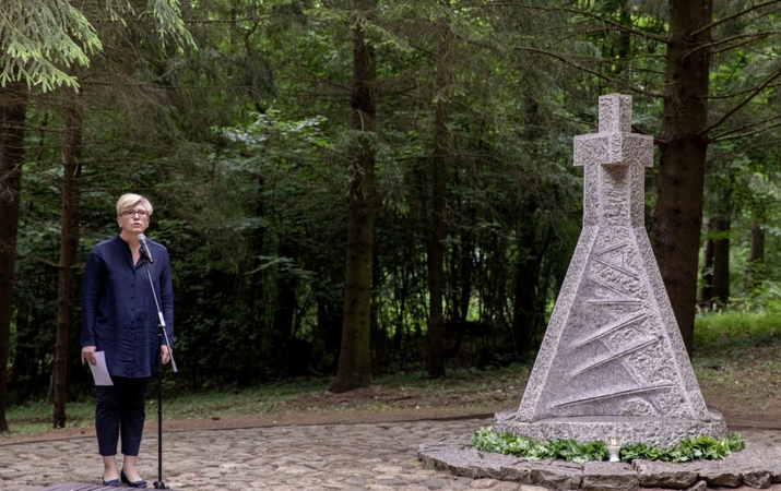 I. Šimonytė: Rainių tragedija primena, kad už laisvę turime kovoti kasdien