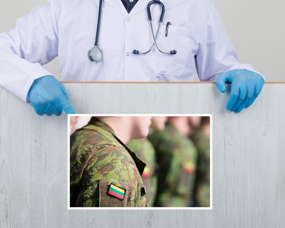 COVID-19 serga apie 50 skirtinguose daliniuose ir miestuose tarnaujančių karių