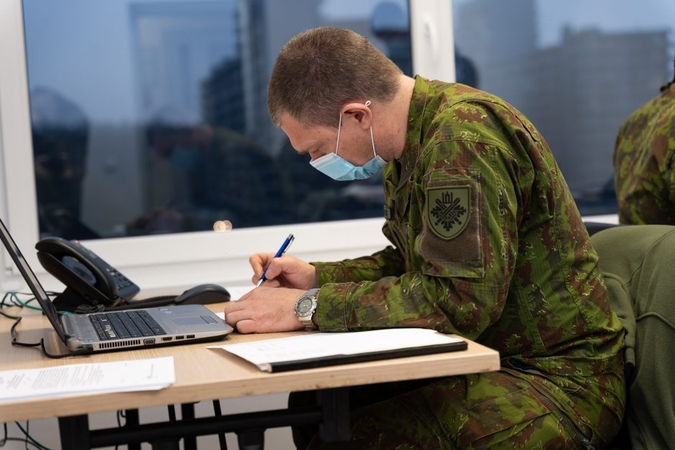 Kariai baigė darbą NVSC: tai – ilgiausia kariuomenės paramos operacija Lietuvoje