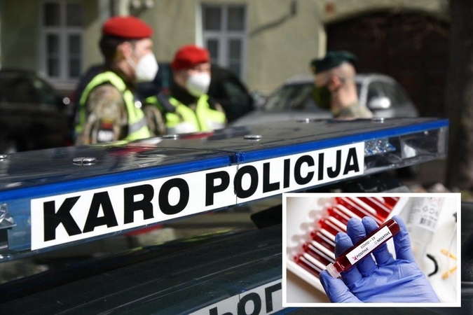 Lietuvos Karo policijoje – pirmasis koronaviruso atvejis