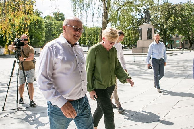 Visvaldas Matijošaitis ir Ingrida Šimonytė