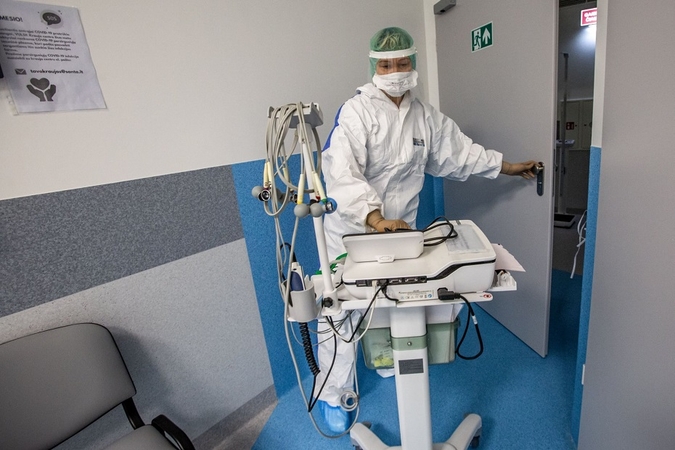 Ligoninėse šiuo metu gydomi 165 COVID-19 pacientai, iš jų 28 – reanimacijoje