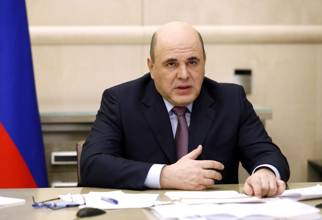 Atstovas: koronavirusu užsikrėtęs Rusijos premjeras tebegydomas ligoninėje