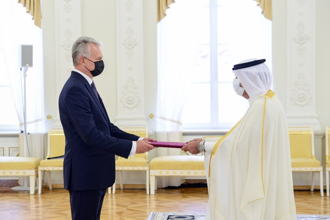 Prezidentas priėmė Uzbekistano, Kataro ir Indonezijos ambasadorių skiriamuosius raštus