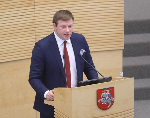 V. Šapoka: jei bus kalbama tik apie išlaidas, Lietuvai tai gali padaryti didelę žalą