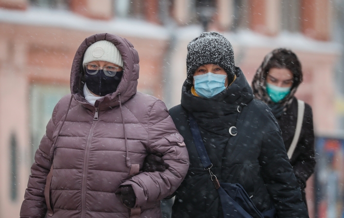 Rusijoje per parą nustatyti 21 734 užsikrėtimo koronavirusu atvejai