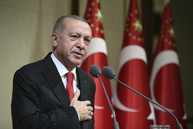 R. T. Erdoganas: Turkija ir Rusija pradės bendrą patruliavimą Sirijoje