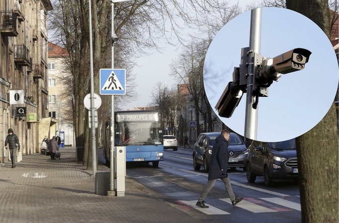 Viešajam transportui skirta eismo juosta numatyta ne veltui: vaizdo kameros drausmins vairuotojus