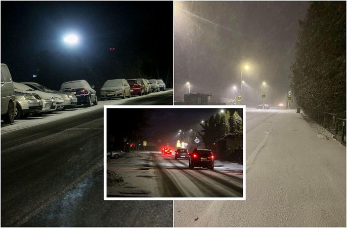 Šįvakar vairuotojams prireiks daugiau atidumo: kauniečiai įspėja apie pavojingas eismo sąlygas