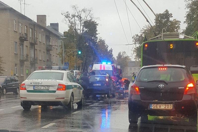T. Masiulio gatvėje partrenktas pėstysis