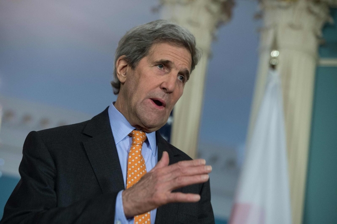 J. Kerry: JAV ir Rusija preliminariai susitarė dėl ugnies nutraukimo Sirijoje salygų