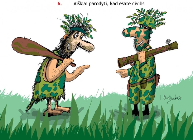 Kartais apie rimtus dalykus galima kalbėti šmaikščiai