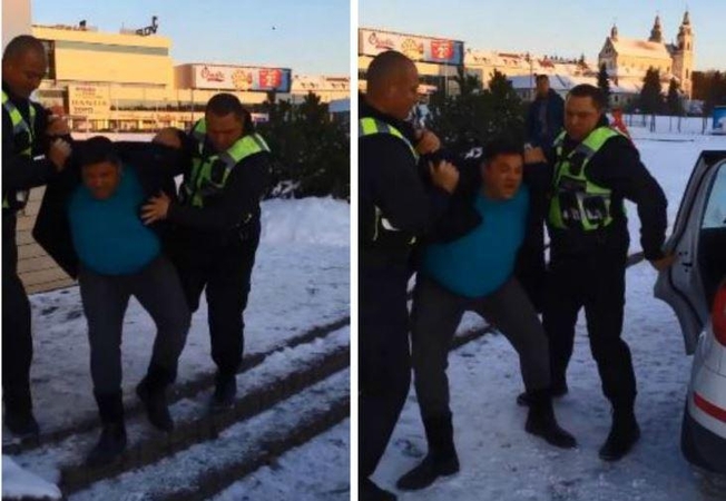 Policininkų iš vyninės ištemptas V. Cololo: prisidirbau