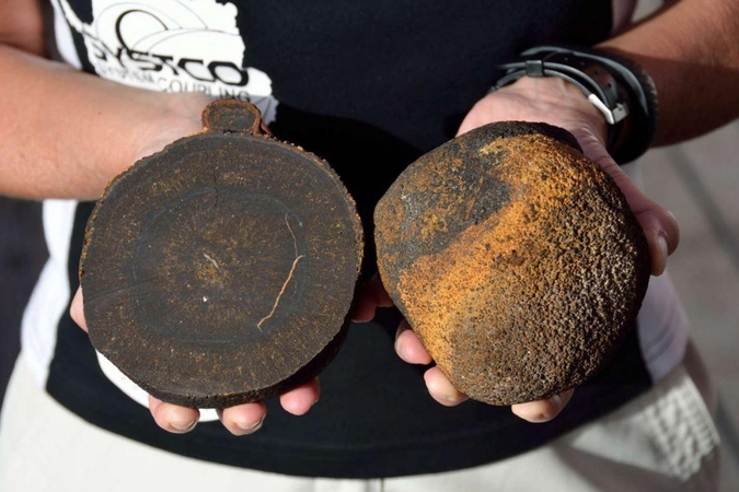 Atlanto dugne rastas milžiniškas nežinomos kilmės mangano rutulių telkinys