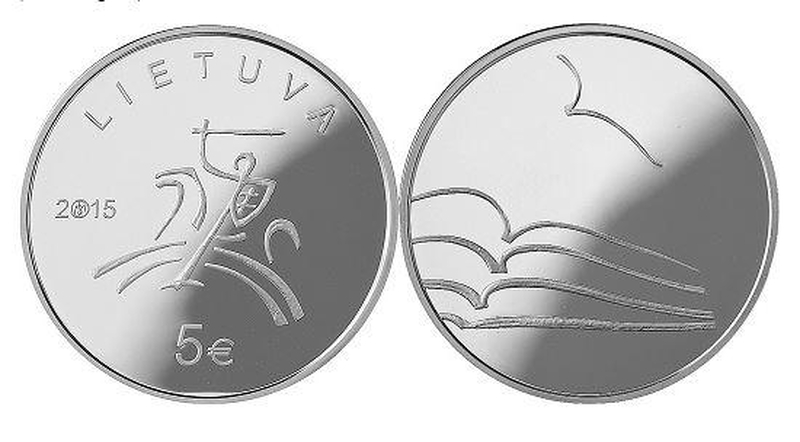 Lietuvos literatūrą pagerbs kolekcinė moneta