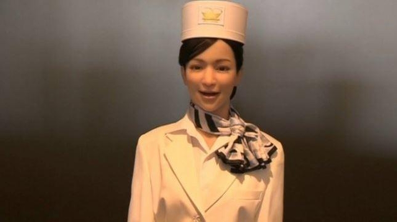 Japonijoje viešbučio lankytojus aptarnaus robotai