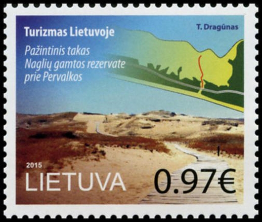 Lankytinos Lietuvos vietos – pašto ženkle