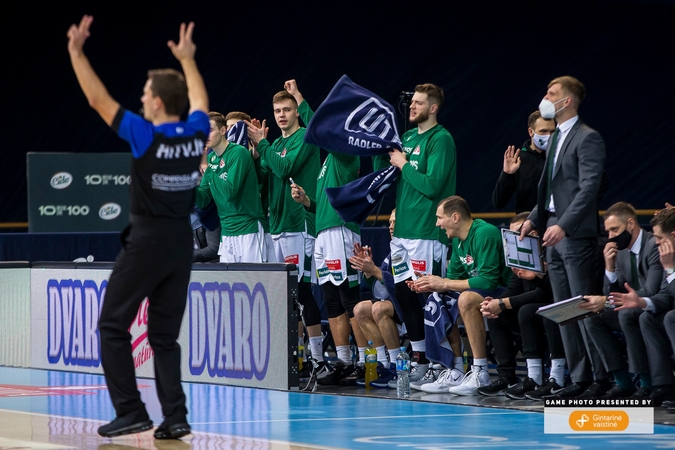 Po pertraukos intrigą atkūręs „Lietkabelis“ nusileido „Žalgiriui“