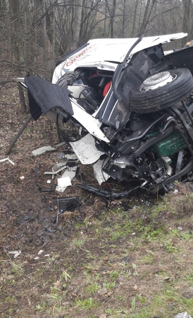 Kaišiadorių rajone – vilkikų avarija, sužaloti vairuotojai