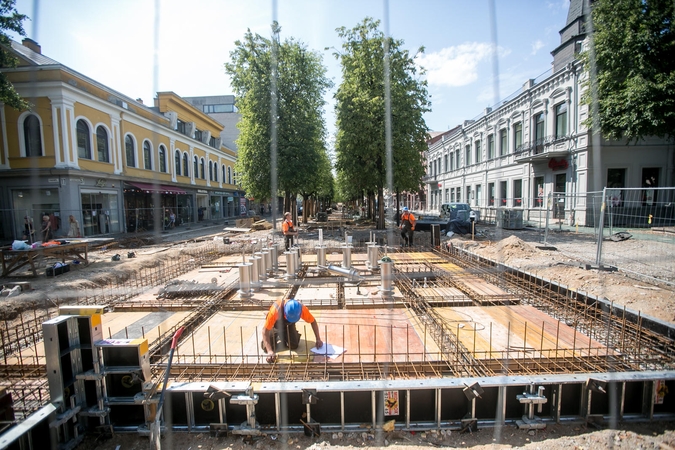 Laisvės alėjos fontanas kyla kaip feniksas iš pelenų: kada vėl džiugins kauniečius?