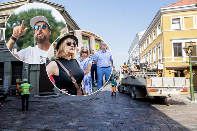 Visiškai uždarytos Vilniaus gatvės verslininkai: niekas nežino, kas bus rytoj