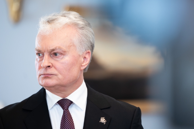 Nausėda regiono saugumą aptarė su JAV viešėjusiu Duda