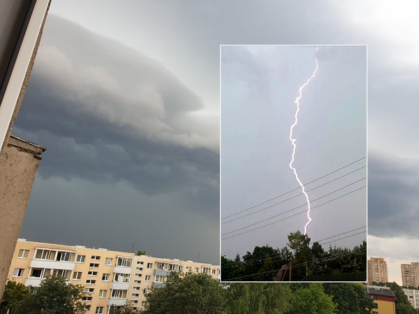 Žaibo iškrova Lietuvoje sukėlė du gaisrus