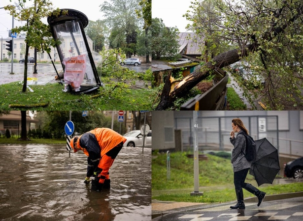 Po audros praėjo beveik savaitė, o elektros vis dar neturi per 1 tūkst. vartotojų