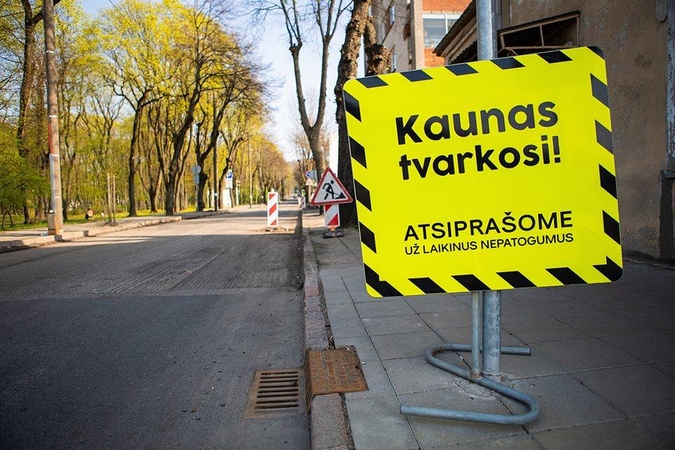 Kaunas ir toliau tvarkosi: kokie darbai planuojami šią savaitę?