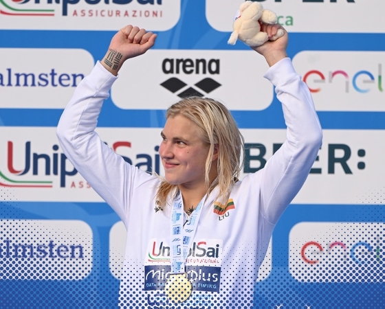 Turime kuo didžiuotis: R. Meilutytė – geriausia Europos plaukikė
