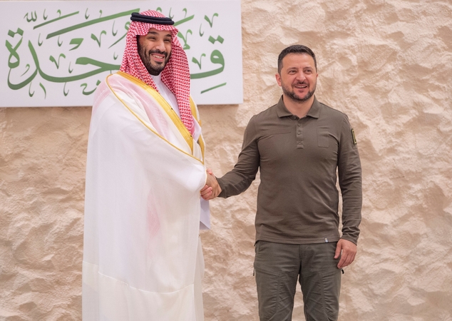 V. Zelenskis dėkoja Saudo Arabijai už paramą 
