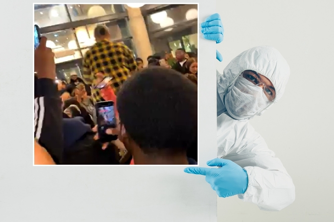 Anglijos studentai pasityčiojo iš koronaviruso draudimų