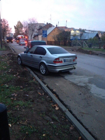 Kaunietė prašo pagalbos: kažkas rėžėsi į jos stovintį BMW