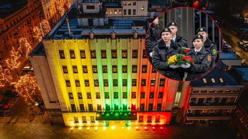 Laisvės gynėjų atminimas Kaune: žvakės languose, gėlės ir amžina padėka