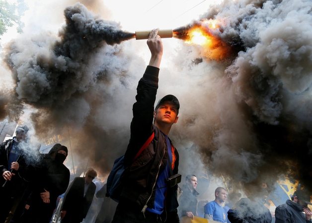 Rytų Ukrainos gyventojai įpranta prie karo košmaro