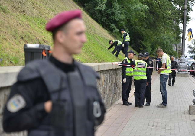Kijevo centre nugriaudėjo sprogimas, yra nukentėjusiųjų