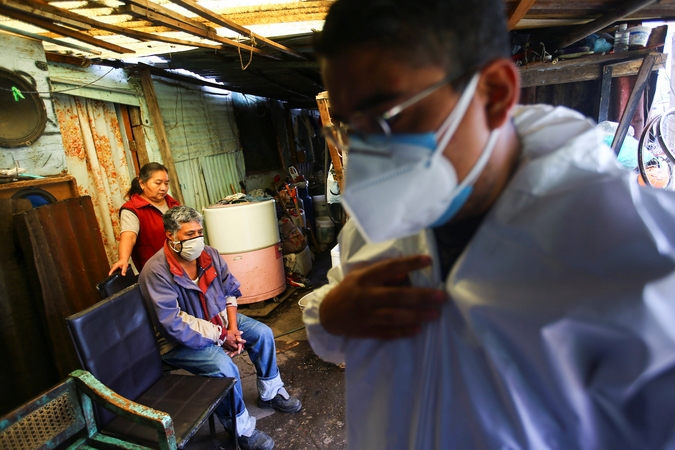 Meksikoje ir Peru užregistruota po daugiau kaip pusę milijono COVID-19 atvejų