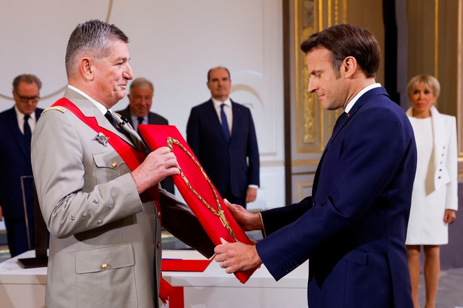 E. Macronas inauguruotas antrai kadencijai Prancūzijos prezidento poste