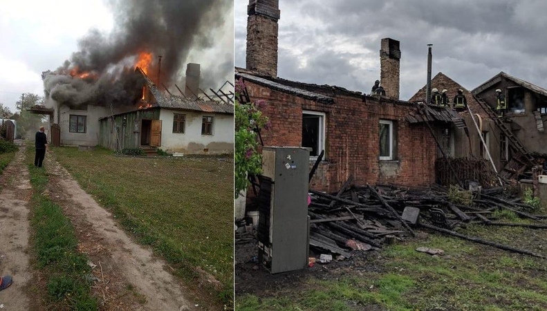 Po gaisro Aleksote belieka prašyti pagalbos: juk amžinai pas kaimynus negyvensi