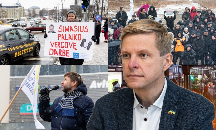 R. Šimašius dėl vairuotojų streiko žada konsultuotis su premjere
