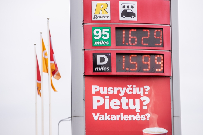 Degalų kaina pramušė dar vienas lubas