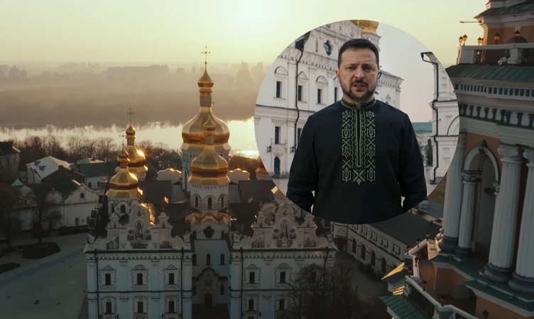 V. Zelenskis: švenčiame Velykas su nepajudinamu tikėjimu savo pergale