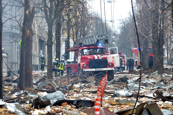 Charkive per dvi kautynių dienas žuvo mažiausiai 34 civiliai