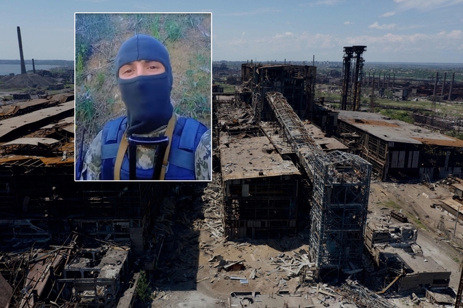 Ukrainos kariai siunčia žinią okupuoto miesto gyventojams: mes jau netoli, laukite mūsų!