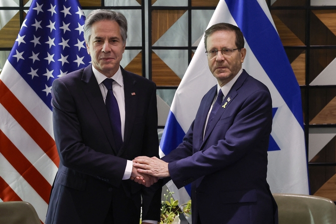 A. Blinkenas: JAV pasiryžusios pasiekti susitarimą tarp Izraelio ir „Hamas“ jau dabar