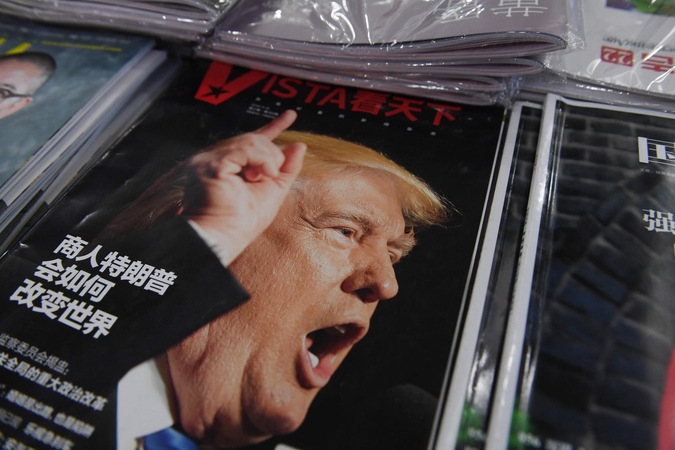 Pekinas nerimauja dėl D. Trumpo pareiškimų apie „vieną Kiniją“